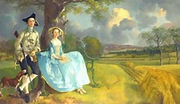 THOMAS GAINSBOROUGH: Mr and Mrs Andrews, 1748-49, Oil on canvas, 70 x ...