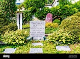 Graves of the Family of Thomas Mann at the Kilchberg Cemetery in ...