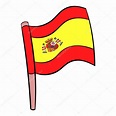 Dibujos: la bandera española | Bandera de España icono de dibujos ...