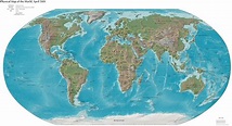 World Map (Relief Map) : Worldofmaps.net - online Maps and Travel ...