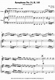violin mozart sym25 IVLN sheet music - 8notes.com