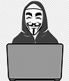 Guy Fawkes mask illustration, Security hacker Anonymous, hacker ...