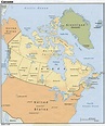 Map of Canada - Official map of Canada (Northern America - Americas)