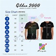 Gildan Shirts Size Chart