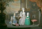 Queen Maria Carolina and her children overlooking Naples by Queen Maria ...