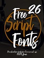 Best Free Script Fonts | Fonts | Graphic Design Junction