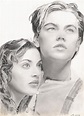 Titanic Fan Art: Rose and Jack drawing | Portrait sketches, Celebrity ...