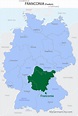 Franconia Germany Map | Zip Code Map