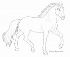 Free Horse Lineart by Agaave on DeviantArt