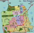 Mapa de San Francisco | TurismoEEUU | Sitios tuísticos, Mapa satelital