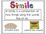 Between the Lines: Similes Make Me Smile!