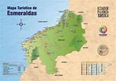 Mapa turístico de atracciones en Esmeraldas, Ecuador - PlanetAndes