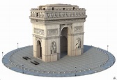 Arco del Triunfo, Paris Modelo 3D $65 - .max .fbx .obj .ma - Free3D