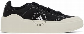 Black Court Sneakers by adidas by Stella McCartney on Sale