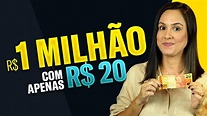 Como fazer 1 MILHÃO de reais INVESTINDO R$ 20 por dia! - YouTube