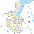 Kiel | Karte - Stadtteile - Bezirke - Einwohnerzahl - PLZ