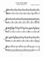 Carol of the Bells Sheet music for Piano (Solo) | Musescore.com