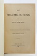 FREUD : Die Traumdeutung [L'interprétation des rêves] - First edition ...