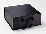 Wholesale Black Luxury Gift Boxes and Hamper Gift Boxes - Foldabox UK ...
