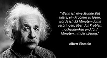 Albert Einstein Zitate : Zwei Dinge Sind Unendlich Das Universum Und ...