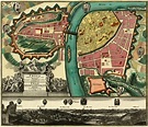 Map of Prague old: historical and vintage map of Prague