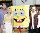 World premiere of "The SpongeBob SquarePants Movie", 2004. L to R ...