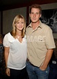 Actor Brendan Fehr right with wife Jennifer Fehr in the American Eagle ...
