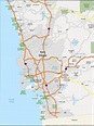 Mapa de San Diego, California