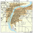 Bay City Michigan Street Map 2606020
