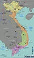 Landkarten Vietnam (Übersichtskarte/Regionen) : Weltkarte.com - Karten und Stadtpläne der Welt
