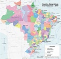 -Divisão Regional do Brasil -Regiões Geográficas Intermediárias -2017 ...