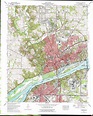 Florence topographic map, AL - USGS Topo Quad 34087g6