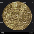 Irán: Moneda de oro acuñada durante el reinado de Ghazan Khan (r.1295 ...