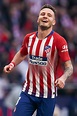 Saul Niguez of Atletico de Madrid celebrates after scoring his team's ...