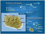 Map of Cook Islands | Cook Islands | Oceania | Mapsland | Maps of the World