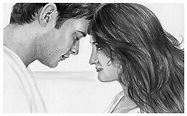 Lovers Pencil Sketch Drawing : Valentine Couple Drawing By Pencil ...