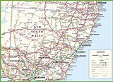 Large detailed map of New South Wales with cities and towns Rv Travel ...