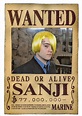 Sanji Wanted Poster by MadAdam426 on DeviantArt