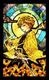 Zenitsu Agatsuma | Demon Slayer | Stained Glass | Anime artwork ...