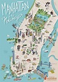 Mapa de Nueva York - Manhattan | Mapa de manhattan, Mapa nueva york ...