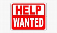 Help Transparent Wanted - Help Wanted Sign, HD Png Download - kindpng
