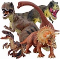 Amazon.com: Winsenpro Juego de 5 dinosaurios gigantes, juego de ...