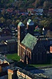 Prenzlau aus der Vogelperspektive: St. Marienkirche in Prenzlau im ...