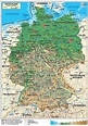 Cartina GERMANIA ᐅ Mappa GERMANIA in ALTA QUALITÀ ᐅ Cartina Dati Europa