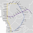 MRT: Manila metro map, Philippines