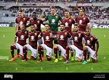 Turín, Italia. 13 Aug, 2016. Once inicial del Torino FC antes de la ...