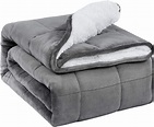 BUZIO Weighted Blanket 15 lbs for Adults (140-170 lbs), Heavy Blanket ...