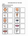 MATCHING BODY PARTS AND MATCHING FACE: Free Teaching Resources