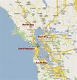 North Of San Francisco Map – Map Vector