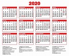 Calendario mensual 2020: imprime y personaliza con foto